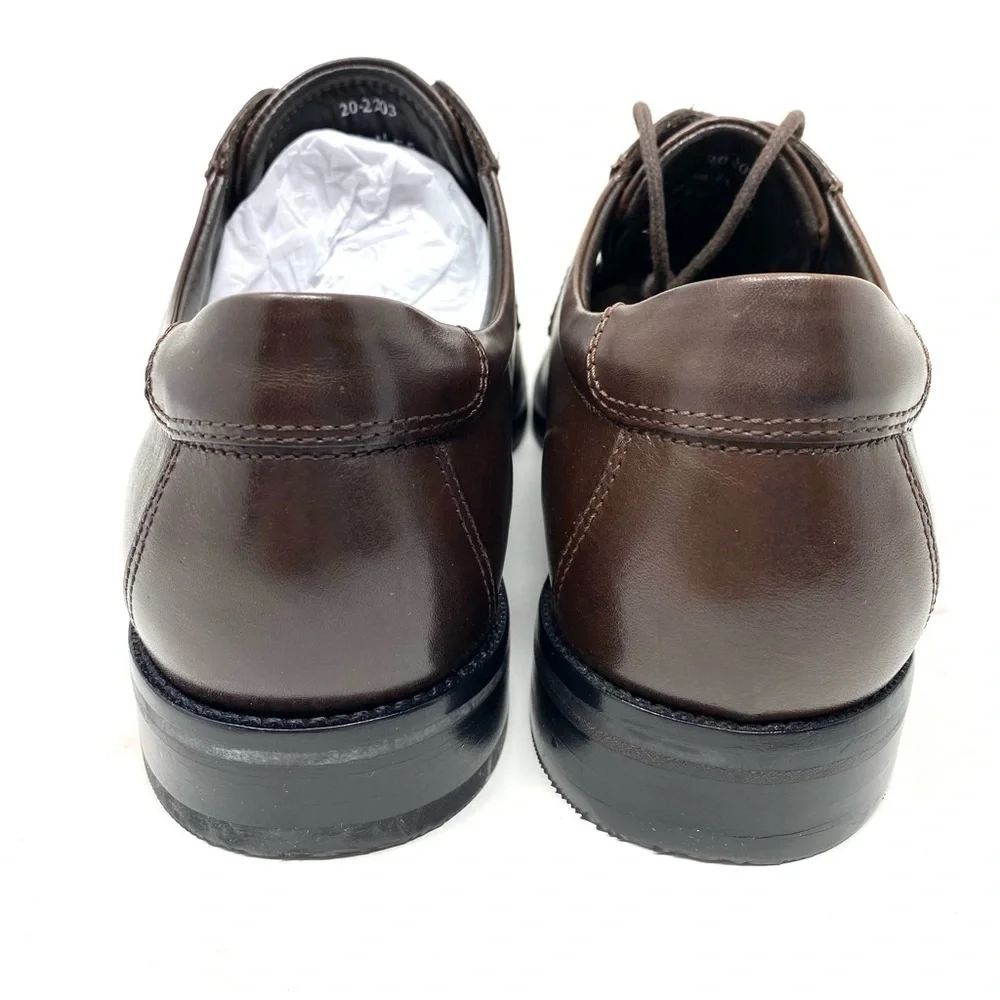 Johnston & Murphy Feldon Moc Toe Brown Calfskin WIDE